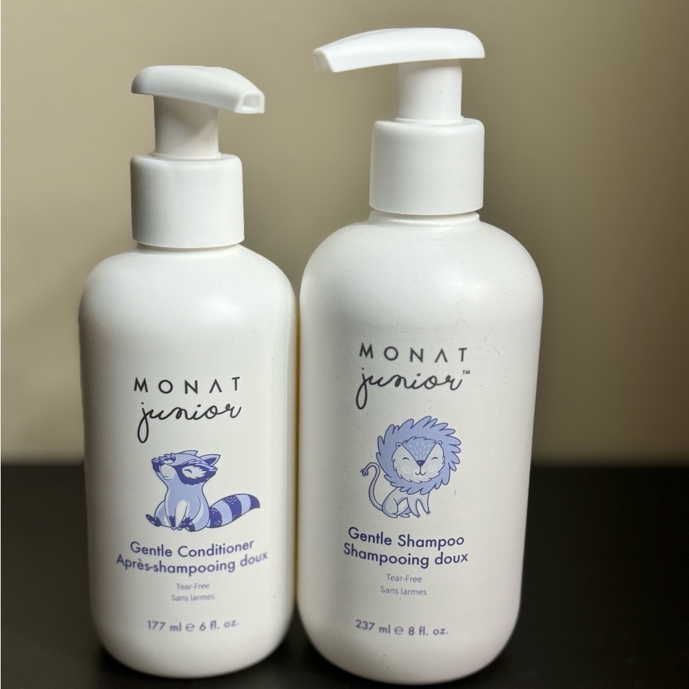 MONAT Junior Gentle Kids Hair Care System - Shampoo, and Conditioner